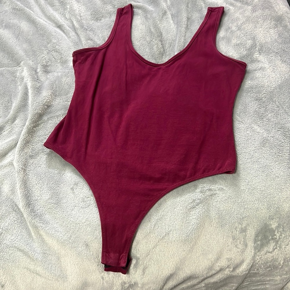Maroon/Purple Bodysuit - Size L